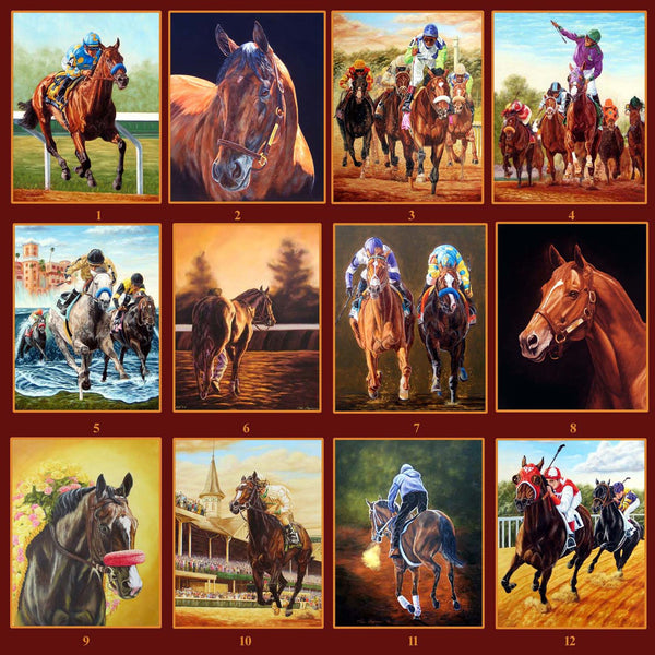 Horseracing Greeting Cards