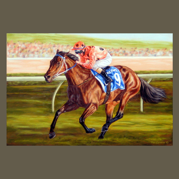 Black Caviar, Oil painting