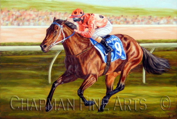 Black Caviar, Oil painting