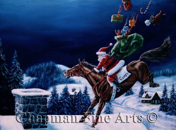 Chimney Skid, Christmas card, box of ten
