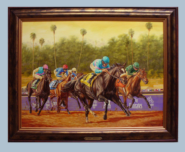 Classic Zenyatta, Breeders' Cup Classic 2009, giclee canvas print