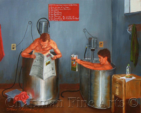 Getting the Kinks Out, Oil Painting