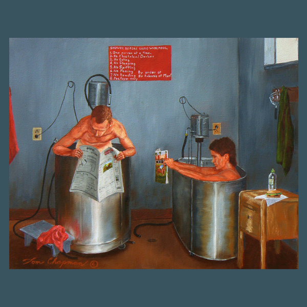 Getting the Kinks Out, Oil Painting