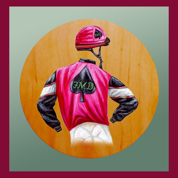 Racing Silks, oil painting on canvas commissions