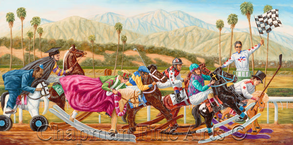 Legends on Tour, 2008 - horseracing giclee canvas print