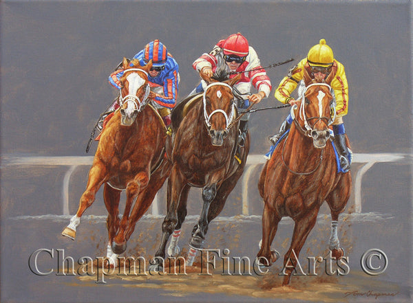 Rags to Riches, 2007 Belmont Stakes, giclee print