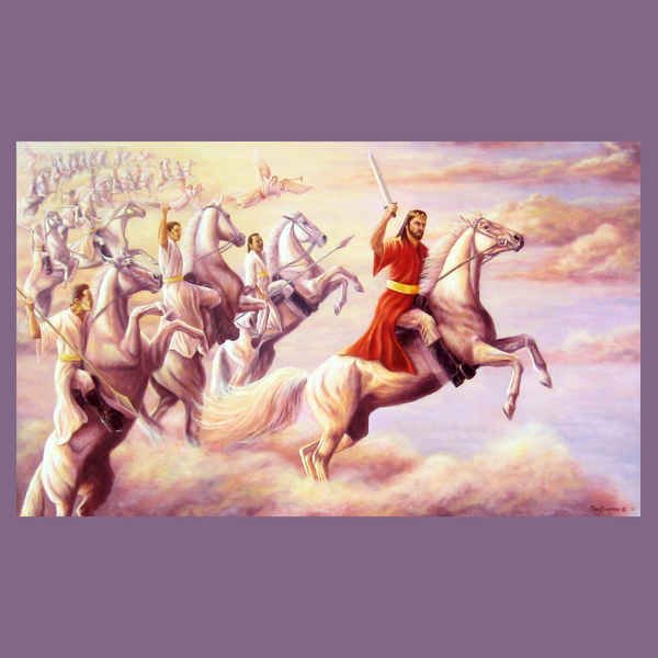 The Return of Jesus Christ, canvas print
