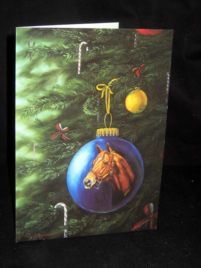 Secretariat Ornament, Christmas card, box of 10
