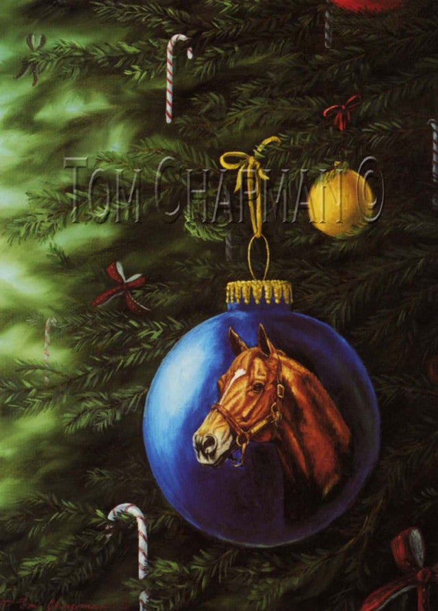 Secretariat Ornament, Christmas card, box of 10