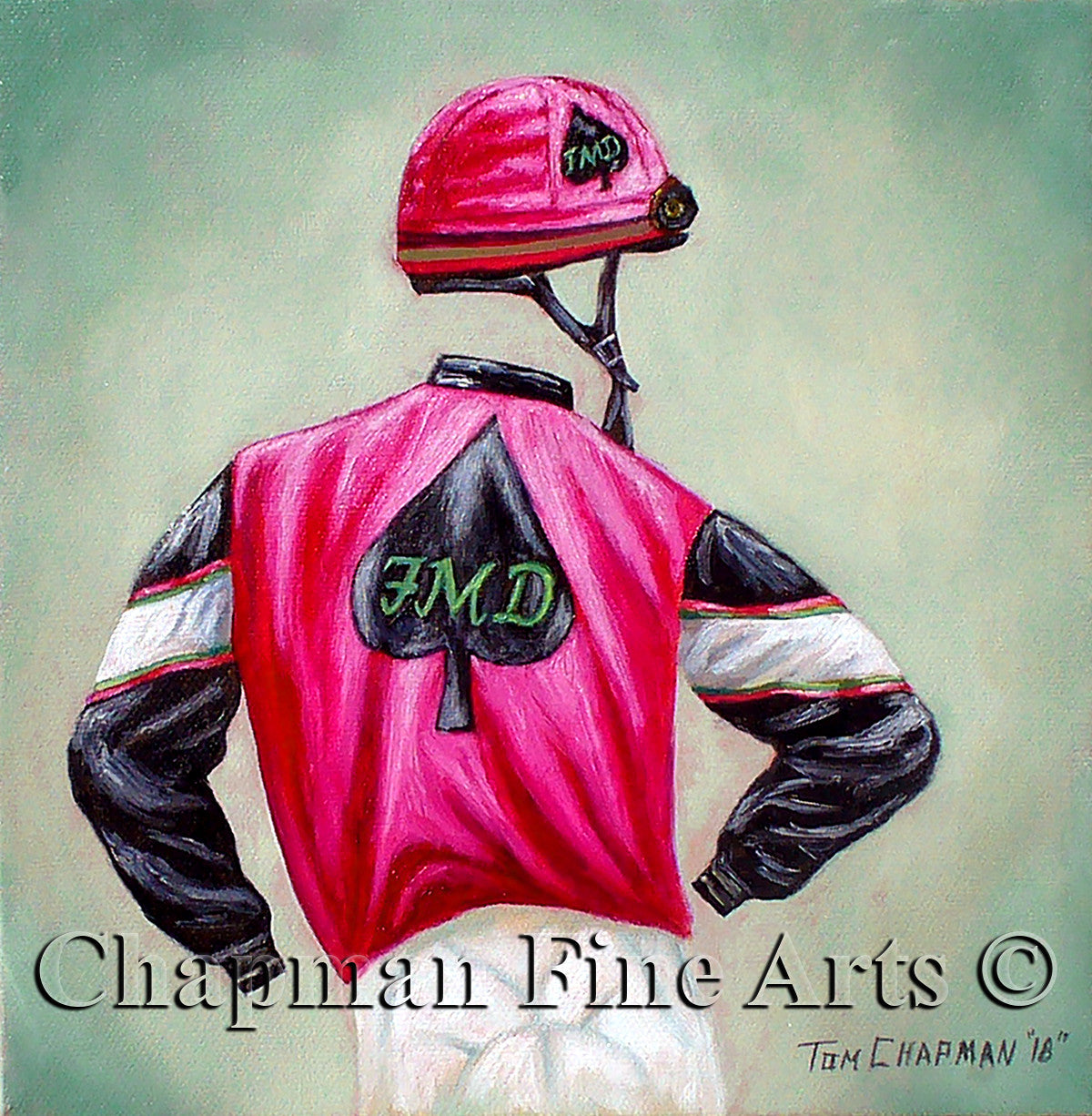 Racing Silks, oil painting on canvas commissions