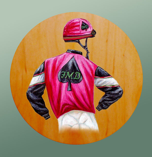 Racing Silks, oil painting on canvas commissions