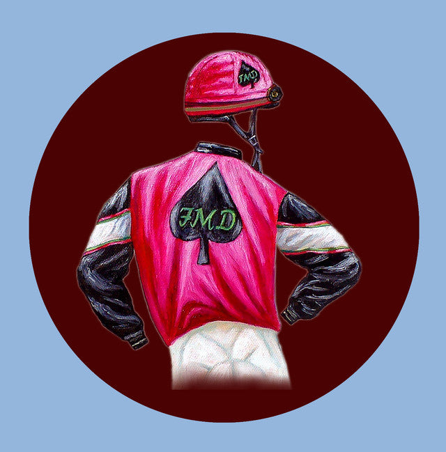 Racing Silks, oil painting on canvas commissions